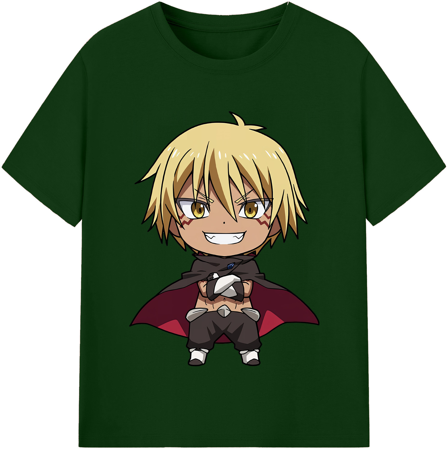 （画像用） 転スラ Regarding Reincarnated to Slime 綿100％半袖Tシャツ（フロントプリント）